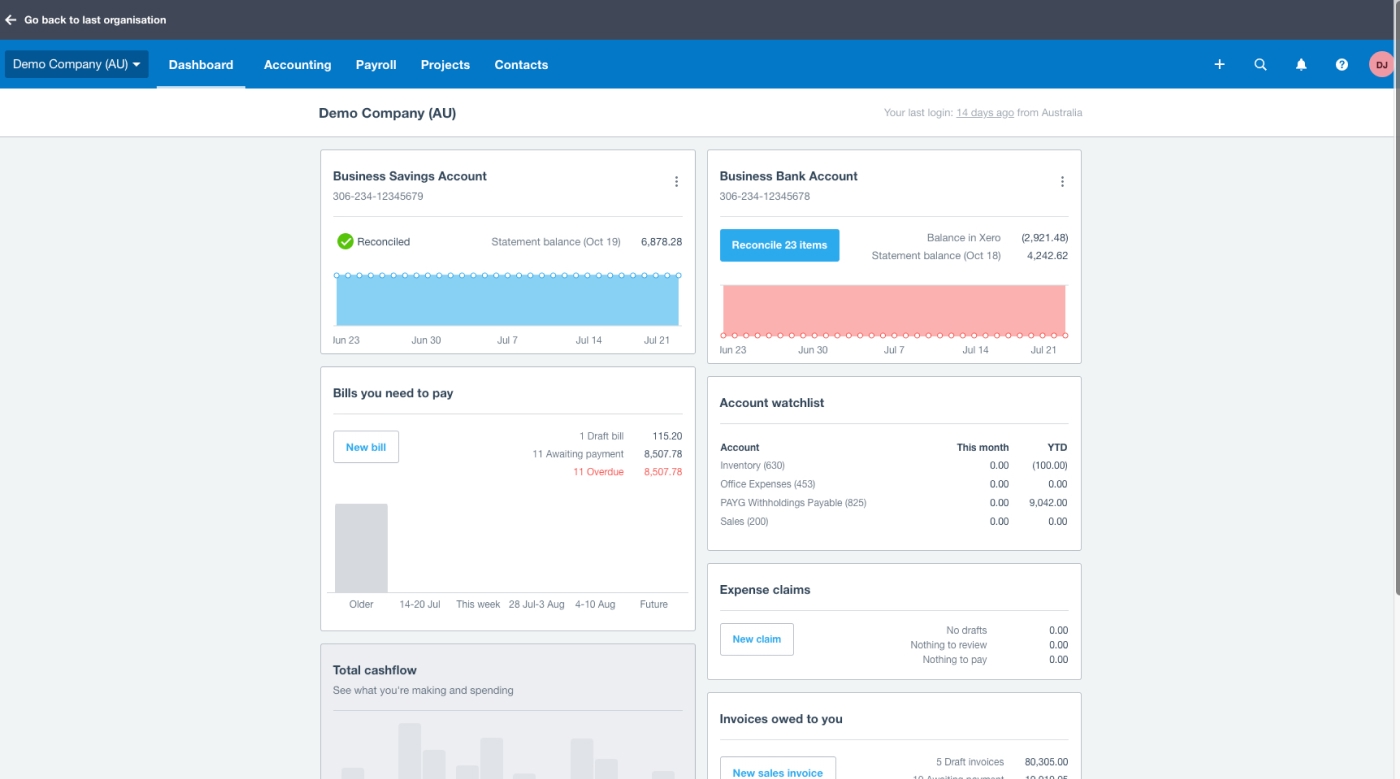 Xero accounting software for small business